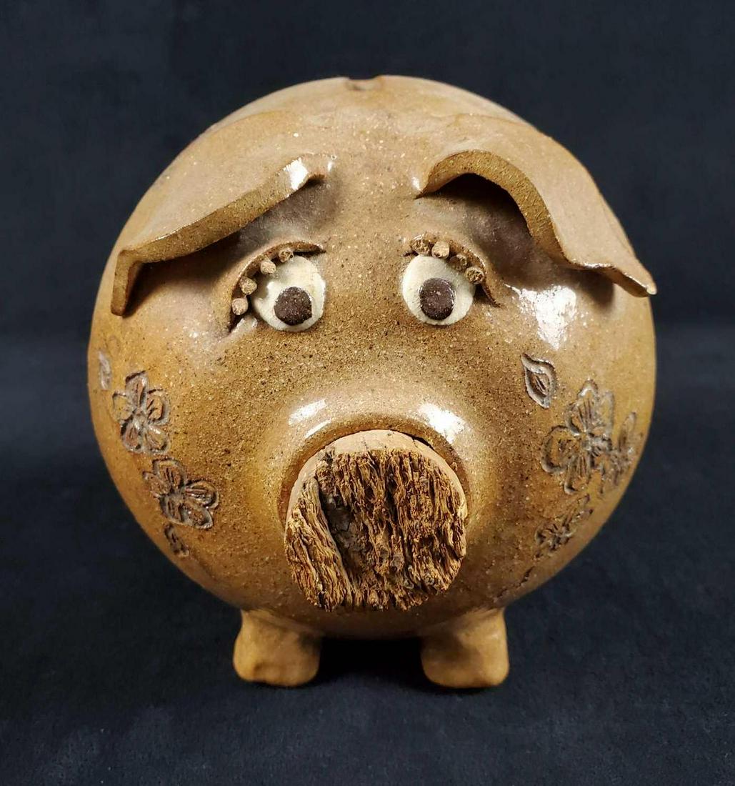 Adorable Vintage Hand Made Piggy Bank (1 of 7)