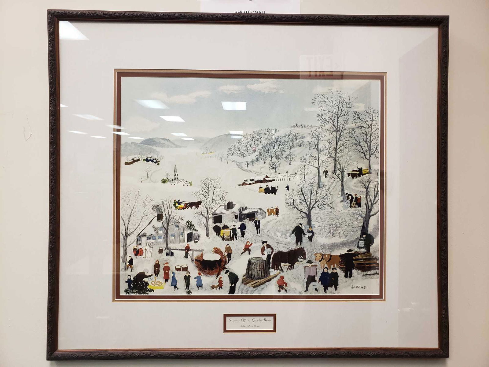 Sugaring Off By Grandma Moses Framed Print (1 of 8)