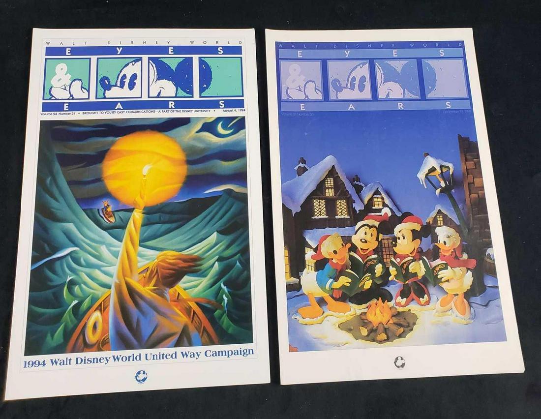 2 Disney Cast Paper Magazines Eyes and Ears (1 of 3)