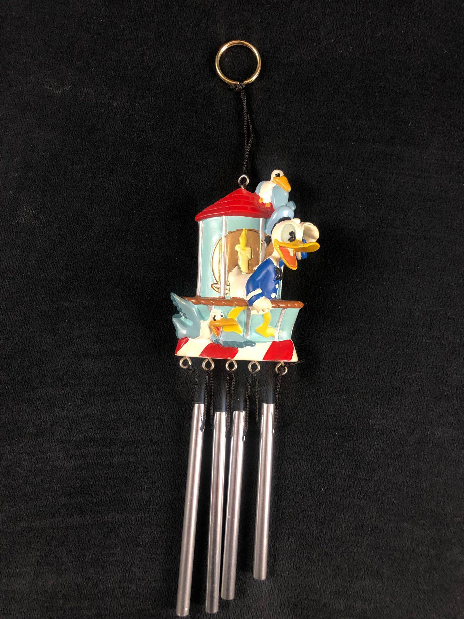 Vintage Donald Duck Wind Chime Lighthouse Seagulls Walt (1 of 10)