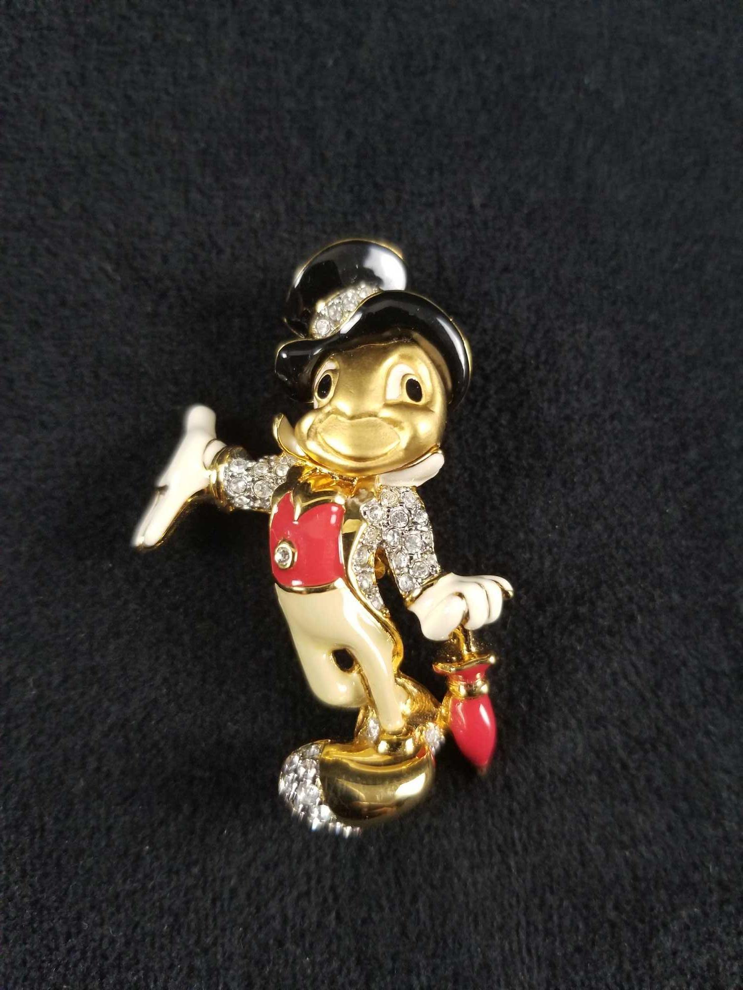 Jiminy Cricket Limited Edition Pin Brooch With (1 of 9)