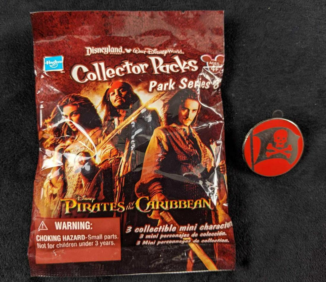 Disney Pirates Of The Caribbean Pin And Mini Figure Lot (1 of 4)
