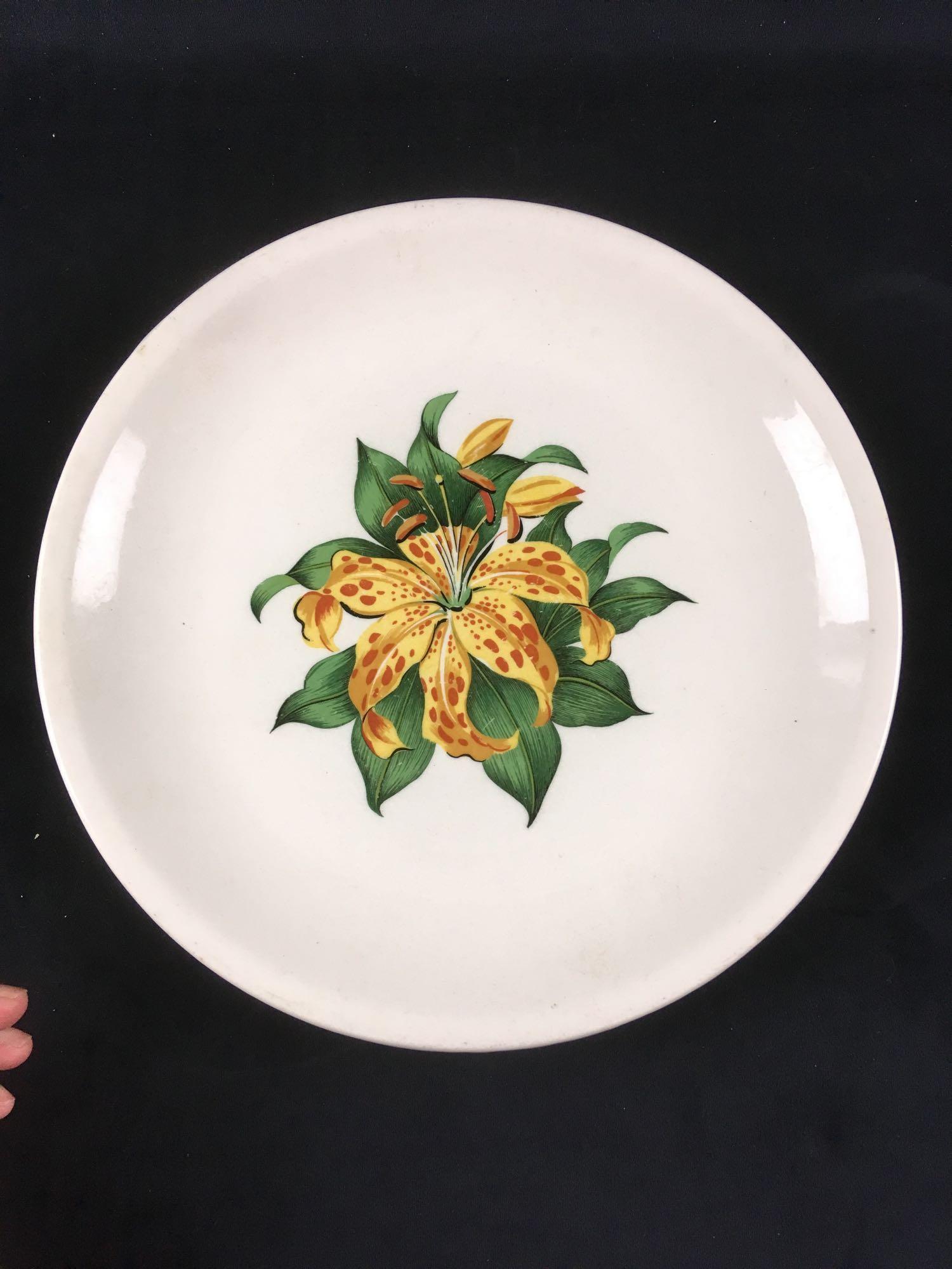 Vintage Large Ceramic Platter, Marked The Paden City (1 of 4)