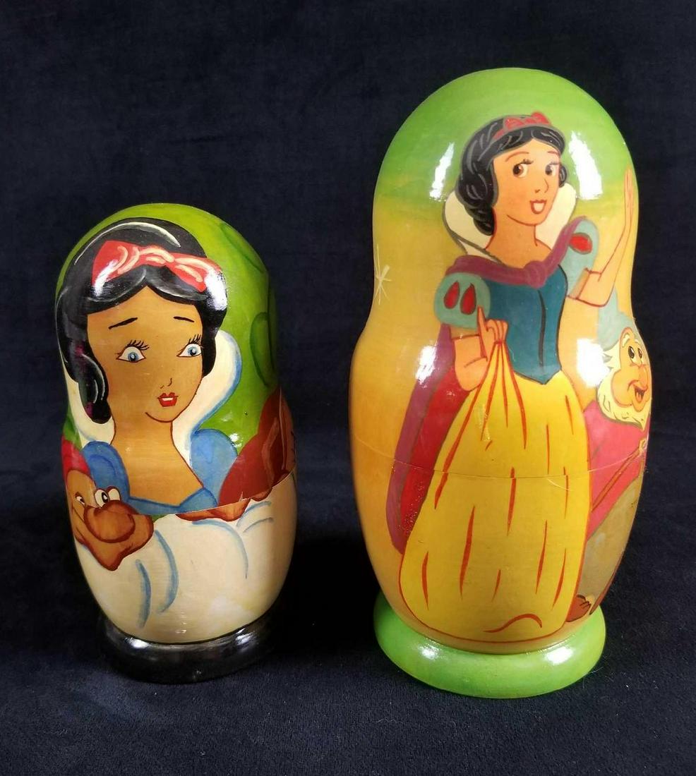 Vintage Hand Painted Snow White And Seven Dwarfs (1 of 5)