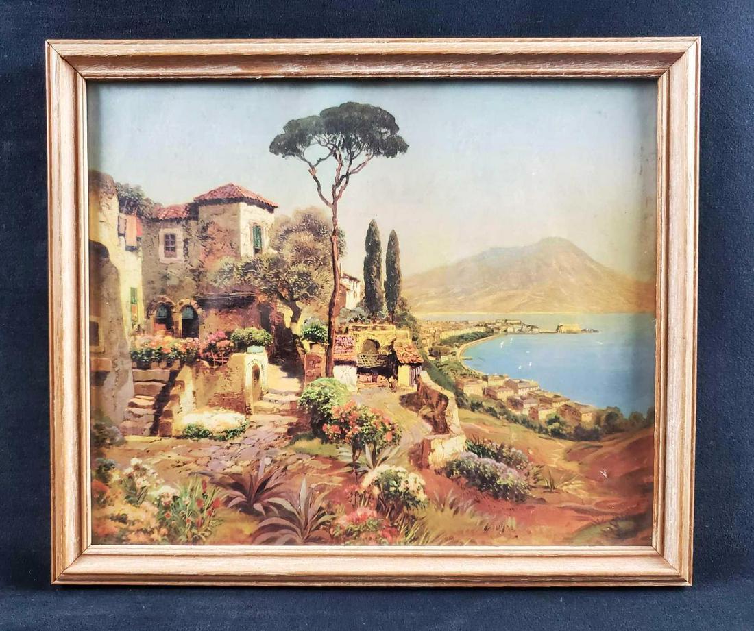 Italy Rome Landscape Oil Painting Print (1 of 8)