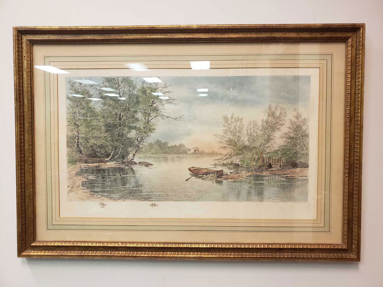 The Cove Handcolored Engraving by Marad Wall-Decor Corp (1 of 7)