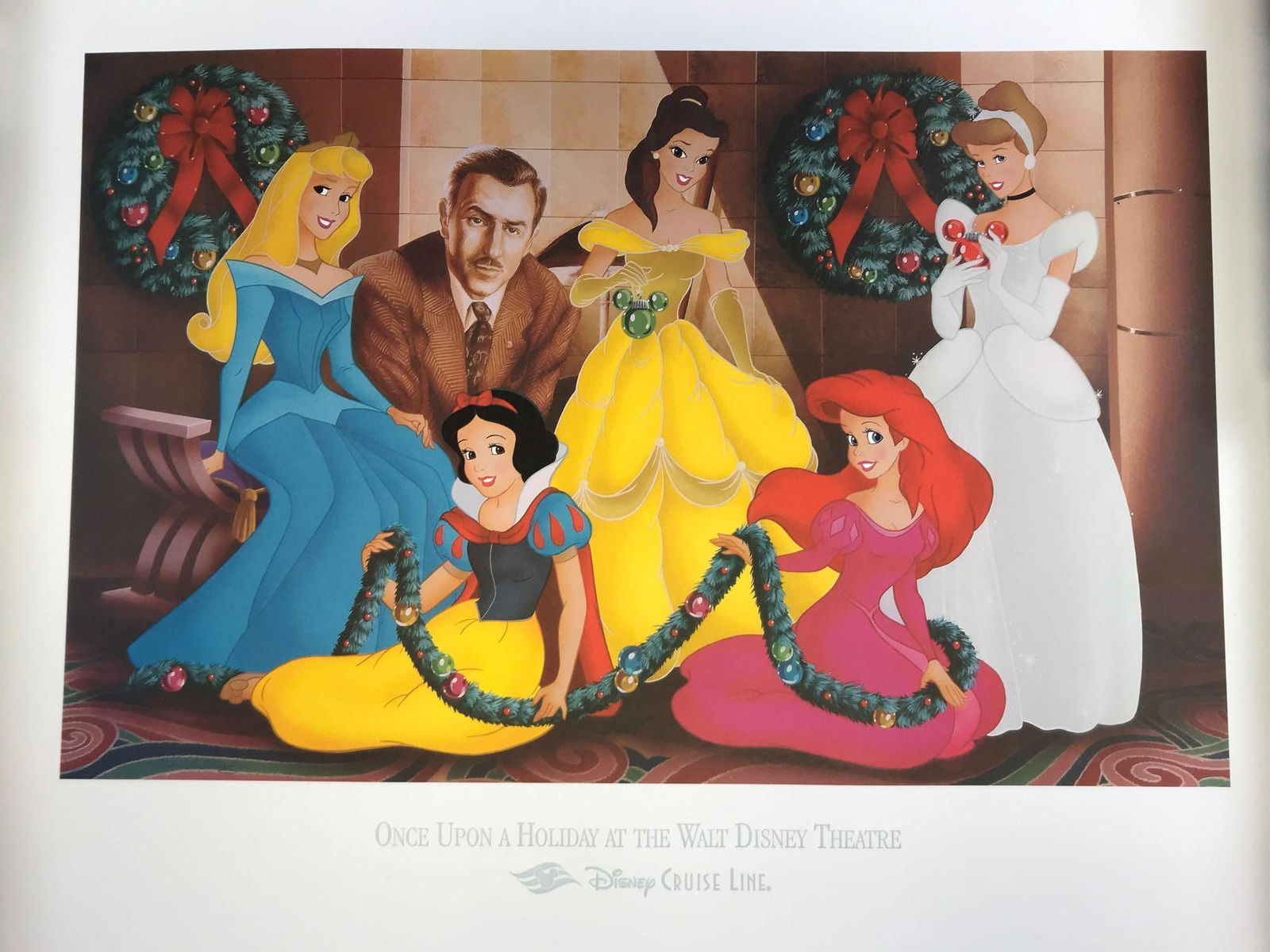 Limited Edition Disney Princess Holiday Lithograph (1 of 7)