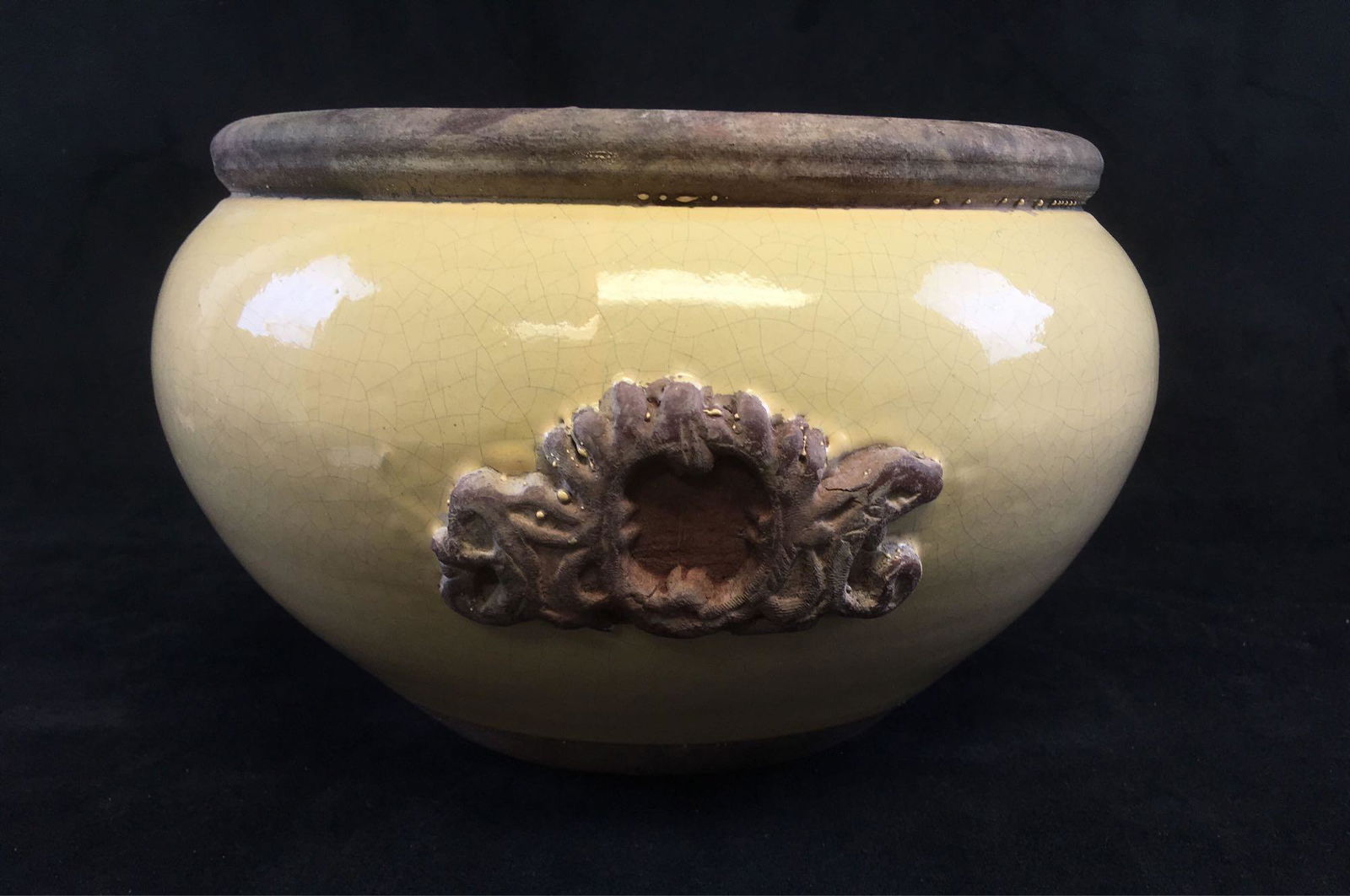 HandmadeÂ Glazed Terracotta Pot (1 of 4)