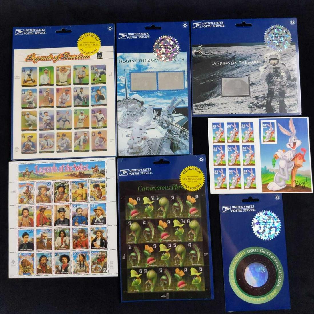 Fun Themed Postal Stamp Sheets Lot Of Seven B (1 of 8)