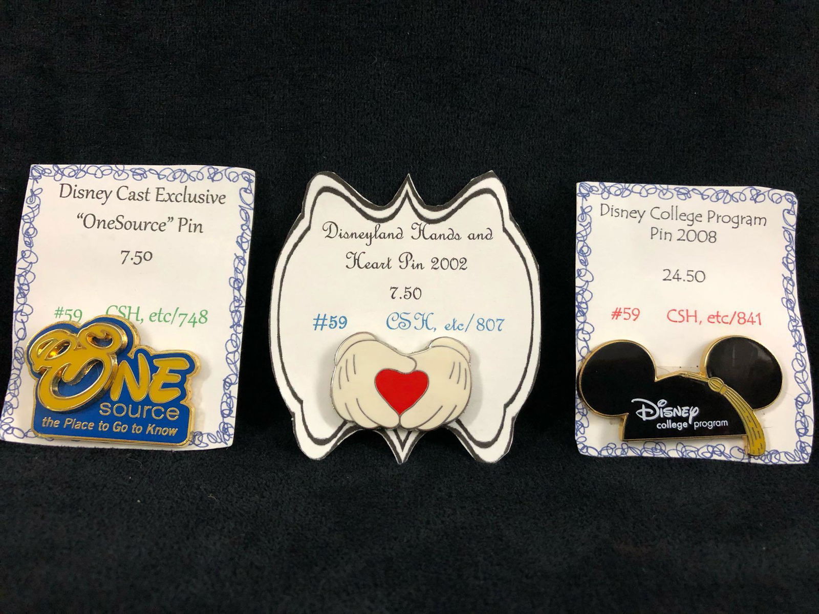 Authentic Official Collectible Disney Pins Lot Of 3 (1 of 4)
