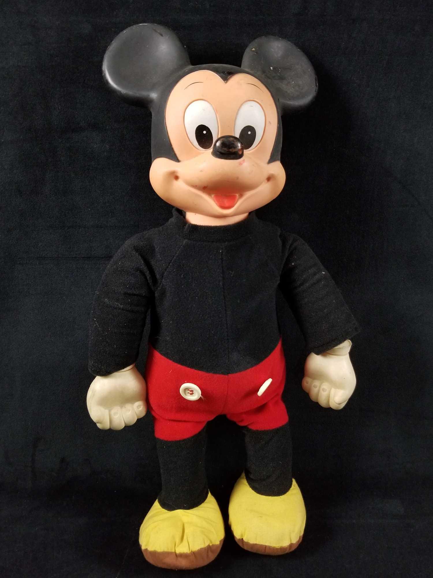 vintage marching mickey mouse doll