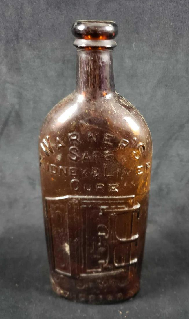 Antique Warners Safe Liver and Kidney Cure Rochester NY (1 of 4)