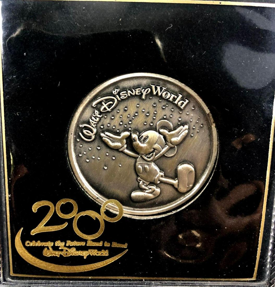Walt Disney World Mickey Mouse Pewter Coin Medallion (1 of 8)