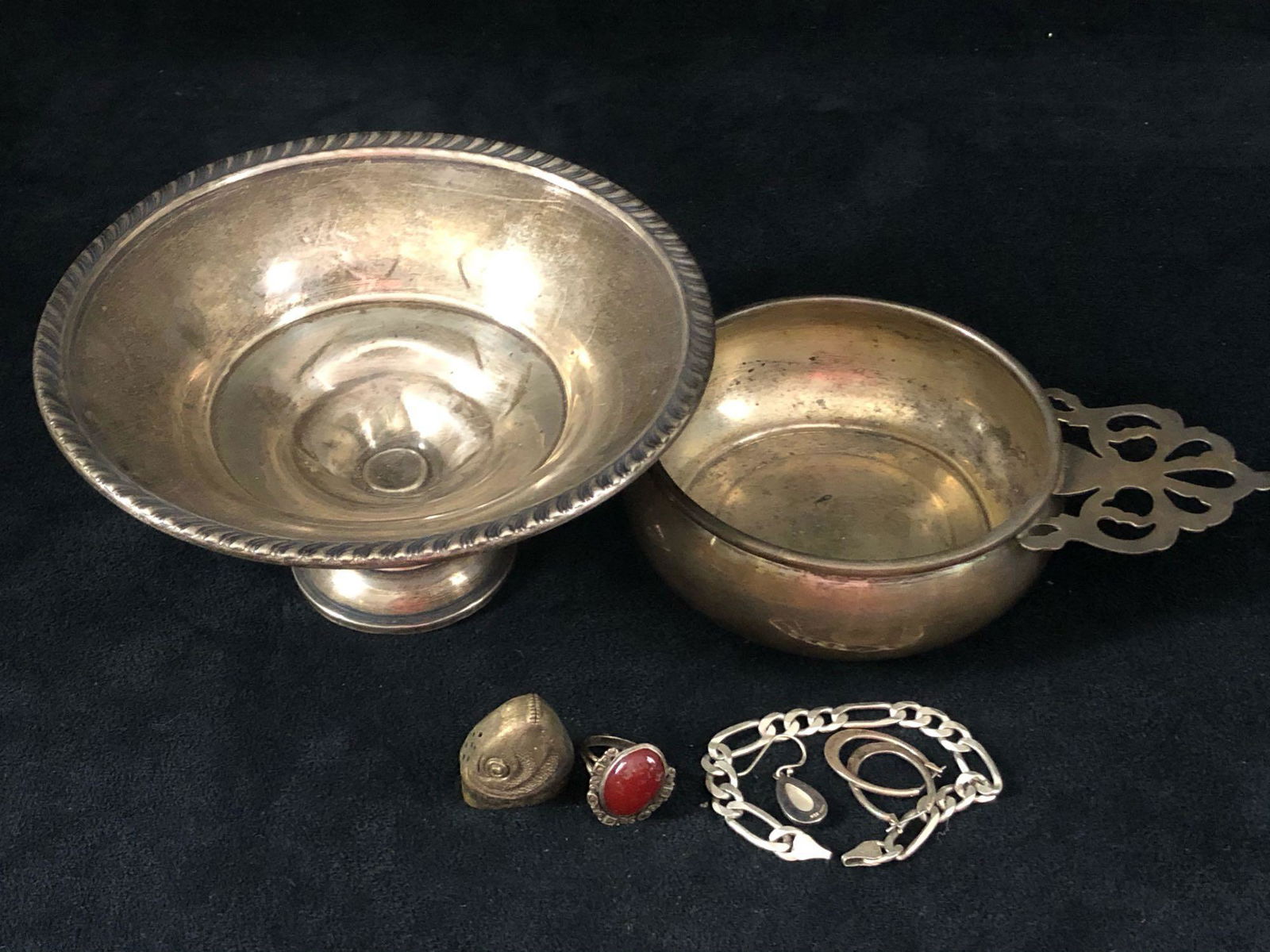 Mixed Lot Of Sterling Silver Scrap 247 Grams (1 of 13)