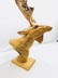 Hand-carved China-berry Burl Wood Moose, From Indonesia - 8