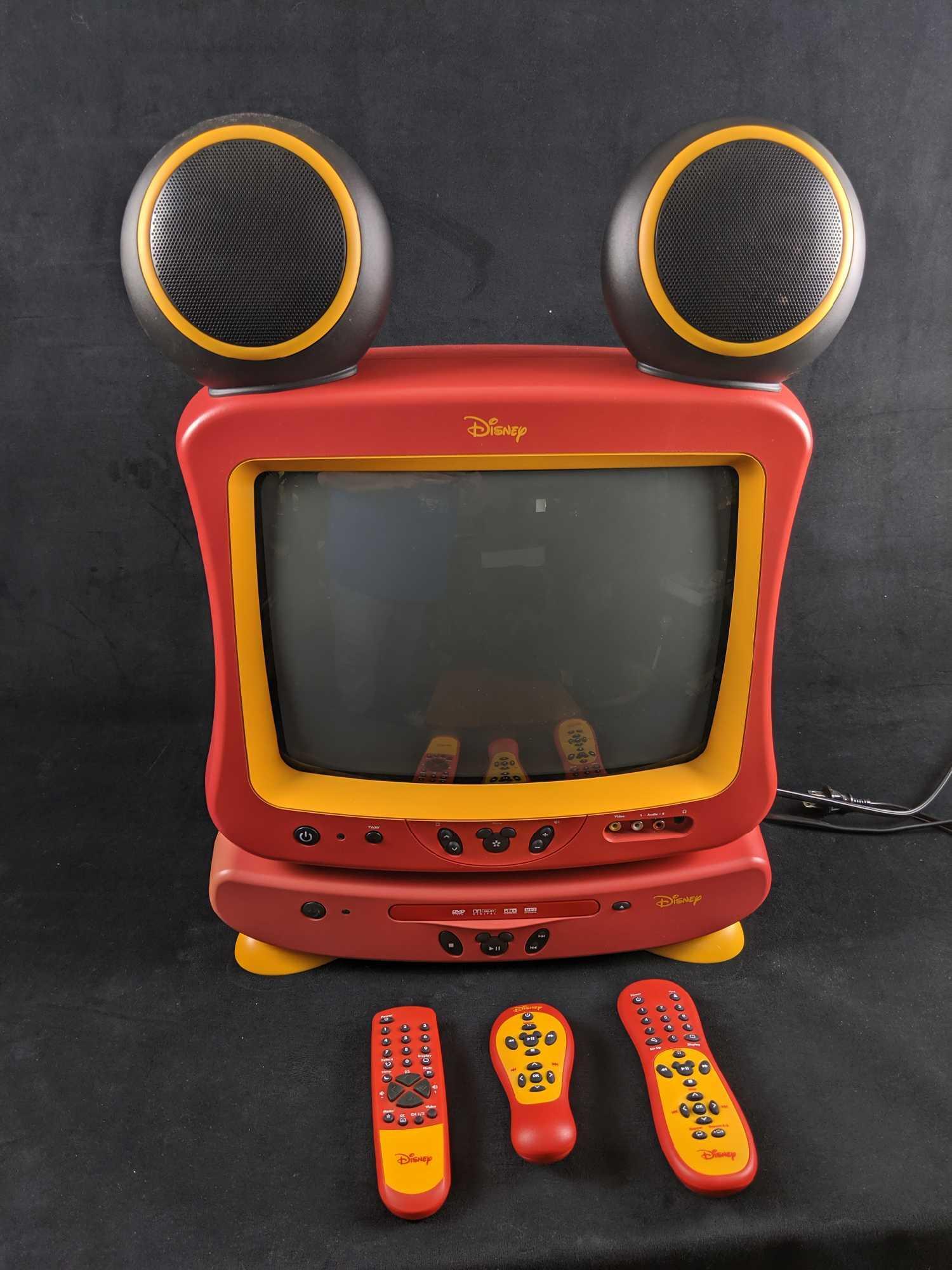 Disney Mickey Mouse Character Tv Dvd Combo Set 1080 On Jun 25 Rapid Estate Liquidators And Auction Gallery In Fl