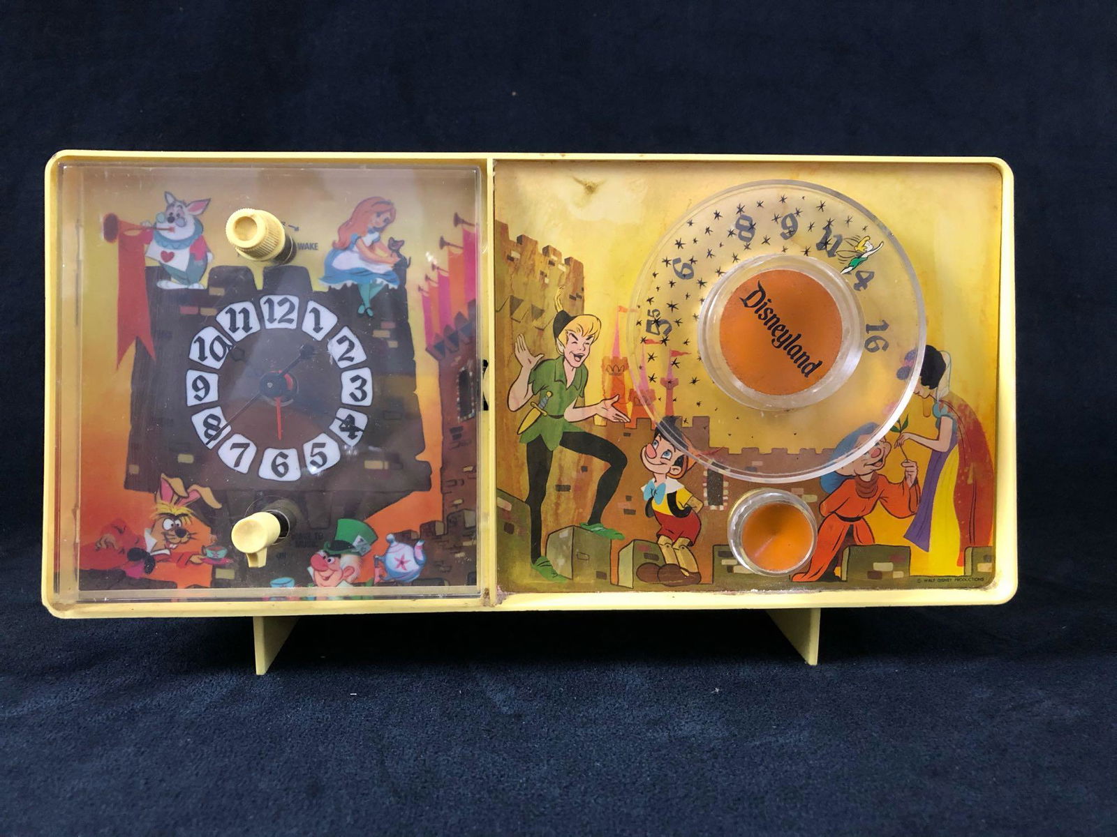 Disneyland 1960 GE #C2419A YOUTH Electronics AM Clock (1 of 11)