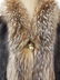 Long Mink Fur Coat with Fox Fur Trim - 4
