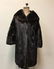 Dark Brown Elegant Ranch Mink Fur Coat