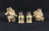 Chinese Art Wise Men Quan Yin Figurine Lot