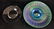 Lot of 2 Fine Glass Plates, Carnival and Clear Glass