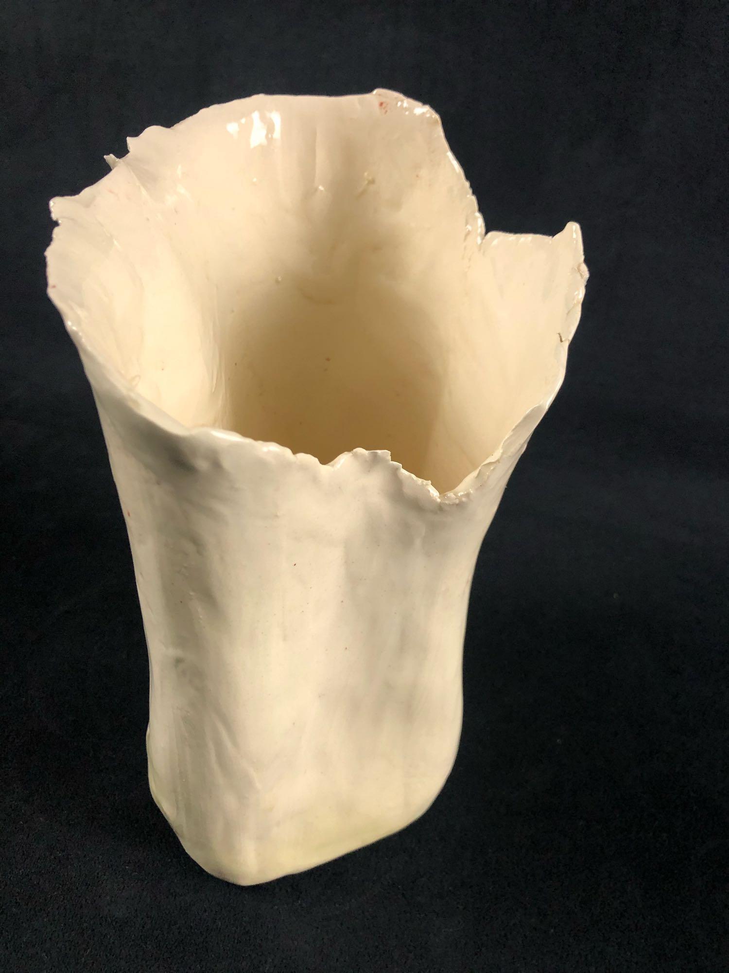 Clay Vase Abstract Glazed Pottery Decor (1 of 11)