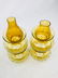 Lot of 6 Amber Glass Lamp Globes/Miniature Chimneys - 3