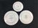 Lot of 3 Vintage Circa 1900s Porcelain Plates Queen - 8