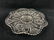 Vintage Pressed Glass Serving Tray Platter Flower