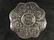 Vintage Pressed Glass Serving Tray Platter Flower - 5