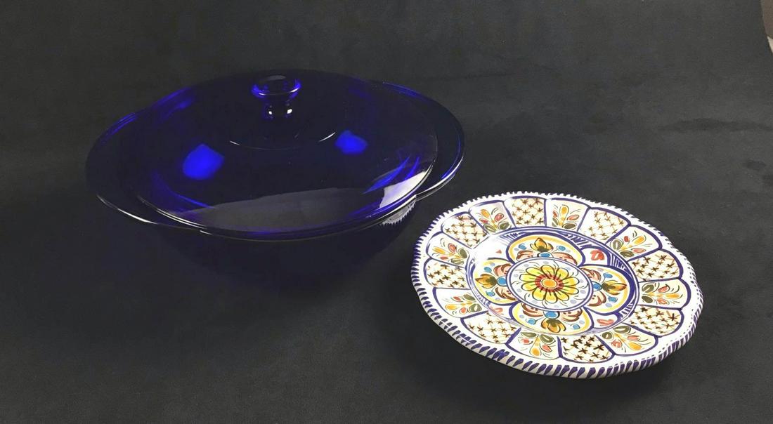 Anchor Hocking Cobalt Blue Casserole Baking Dish and (1 of 5)