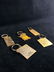 Lot of 5 Rare Vintage Donald Duck Disney Keychain Gold - 5