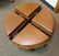 Round Oriental Carved Wooden Table - 6