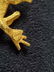 Gold Tone Art Deco Floral Earrings and Frog Pin - 4
