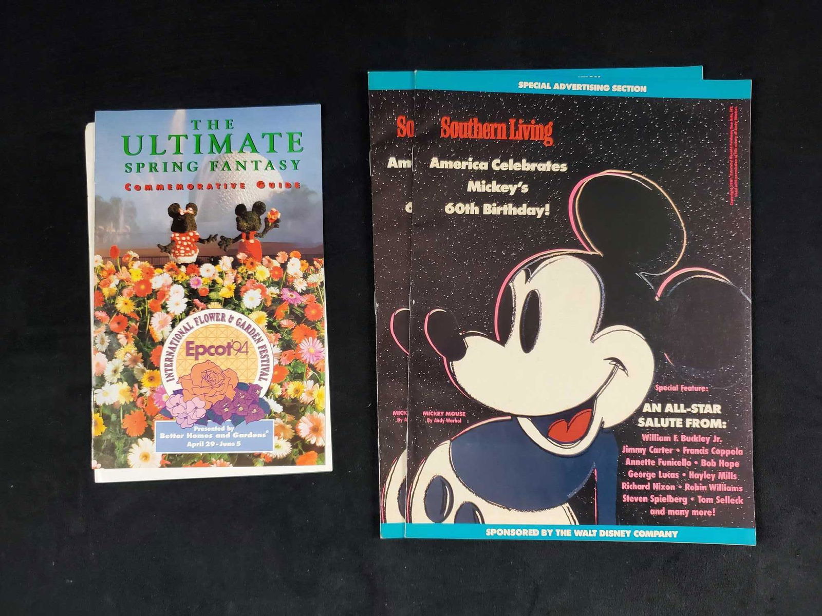 Vintage Disney Epcot Pamphlet And Mickey Magazine (1 of 11)