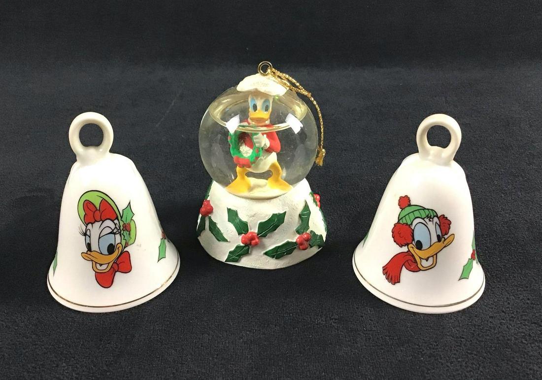 Lot of 3 Vintage Donald Daisy Duck Christmas Ornaments (1 of 7)