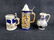 Set of 2 Lidded Beer Steins and 1 Pitcher - 2