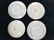 Mixed Lot of 4 Mini Porcelain Plates - 6