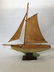 Antique Victorian Pond Yacht Sailboat - 11