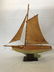 Antique Victorian Pond Yacht Sailboat - 12
