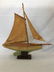 Antique Victorian Pond Yacht Sailboat