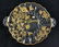 22k Gold Crystal 50th Anniversary Serving Plate Modern