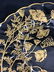 22k Gold Crystal 50th Anniversary Serving Plate Modern - 2
