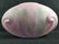 Large Vintage Rueven Nouveau Hand Painted Art Glass - 5