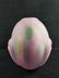 Large Vintage Rueven Nouveau Hand Painted Art Glass - 8