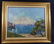 Large Framed William Grunstein Oil Sydney Harbor