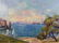 Large Framed William Grunstein Oil Sydney Harbor - 2