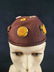 WWII Wool Cap with Bottle Caps and Pins - 2