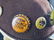 WWII Wool Cap with Bottle Caps and Pins - 3