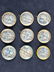 Lot of 9 1930s Greenduck Aviation Pins - 8